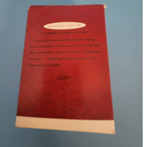 VTG hallmark Keepsake‎ Ornament Grandma 1996 - Picture 6 of 6